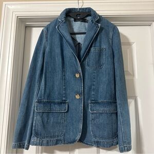 Lauren Ralph Lauren Designer Denim Blazer, size 4, EUC, machine washable